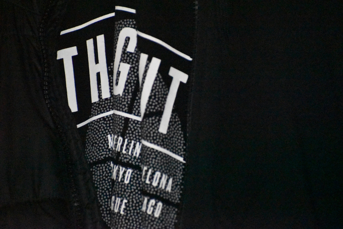 a black and white logo