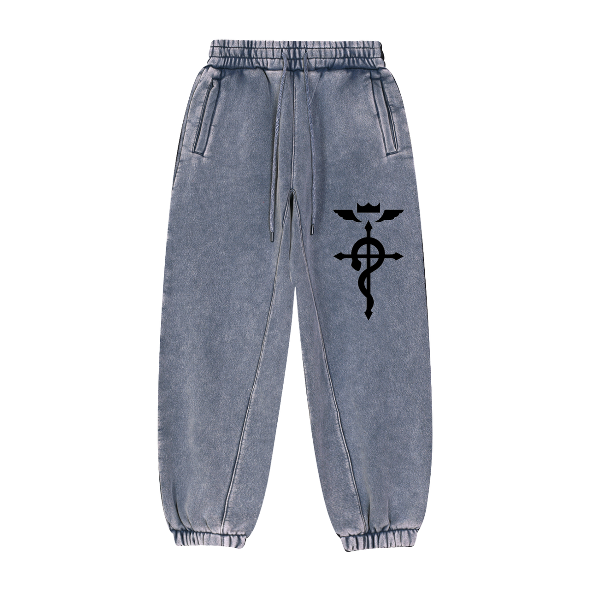 FMAB heavyweight washed fleece joggers – view 3 | Formless