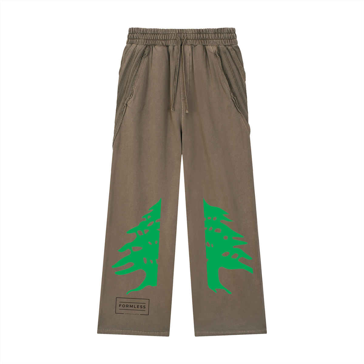 LEBANON — Snow Washed Raw Hem Sweatpants