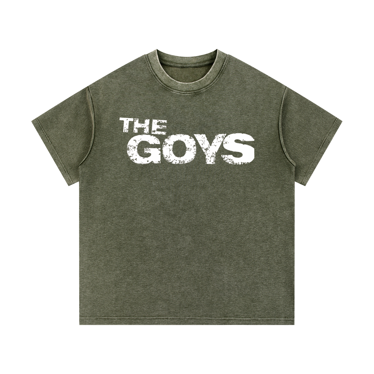 The Goys mineral wash waffle tee by Formless