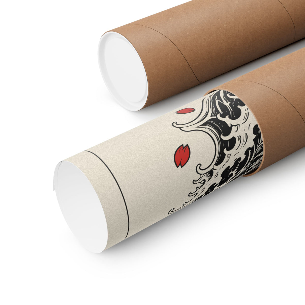 RYŪ dragon matte poster, 12×18 in, rolled in a shipping tube | Formless