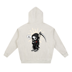 BRB Dying grim reaper hoodie streetwear - detail view