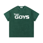 THE GOYS - Washed Waffle Knit T-Shirt