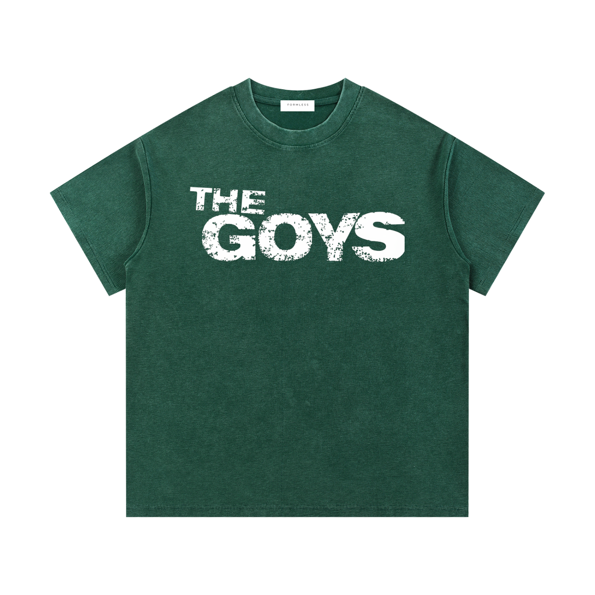 THE GOYS - Washed Waffle Knit T-Shirt