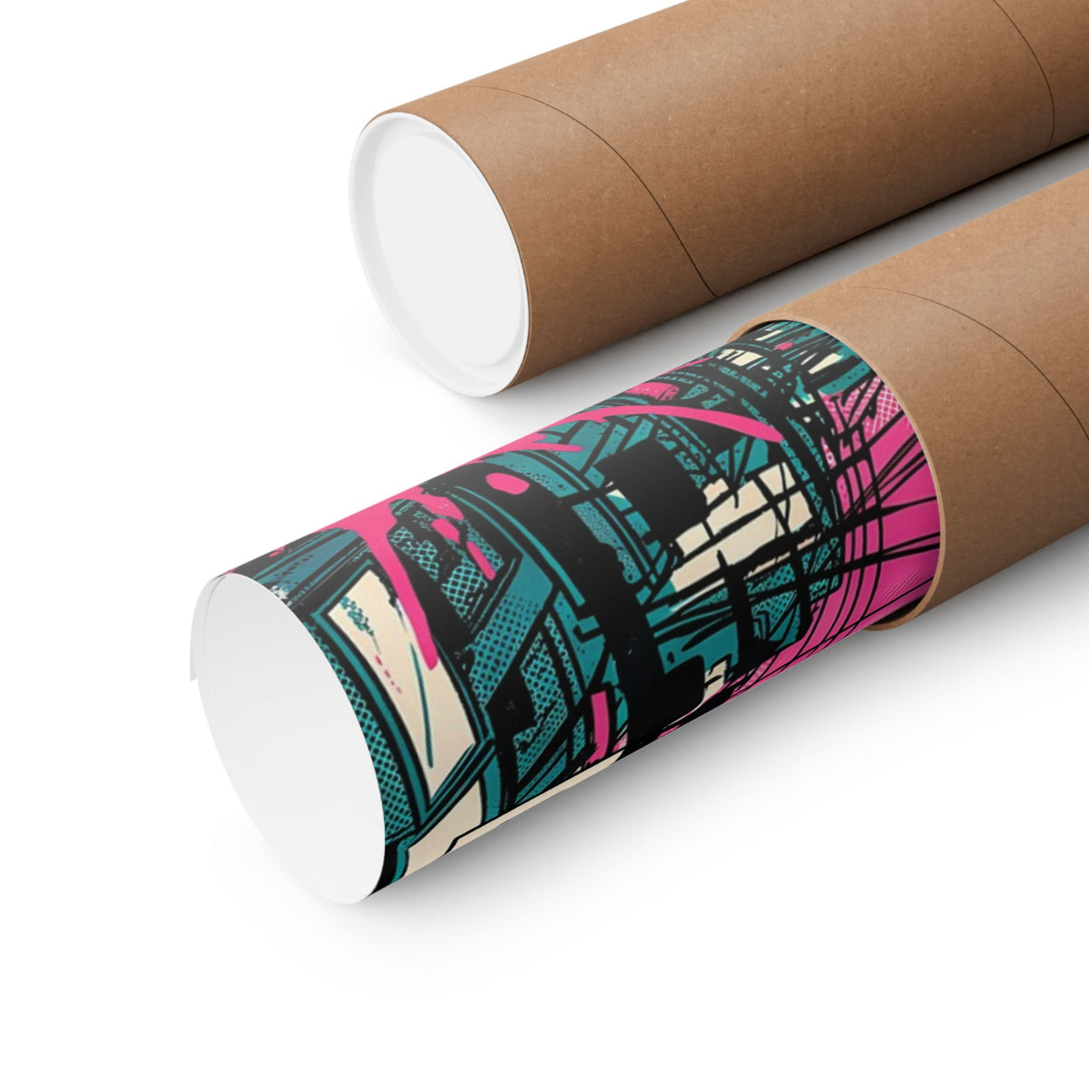 Rolled 夜明けまで UNTIL DAWN matte poster with kraft mailing tube