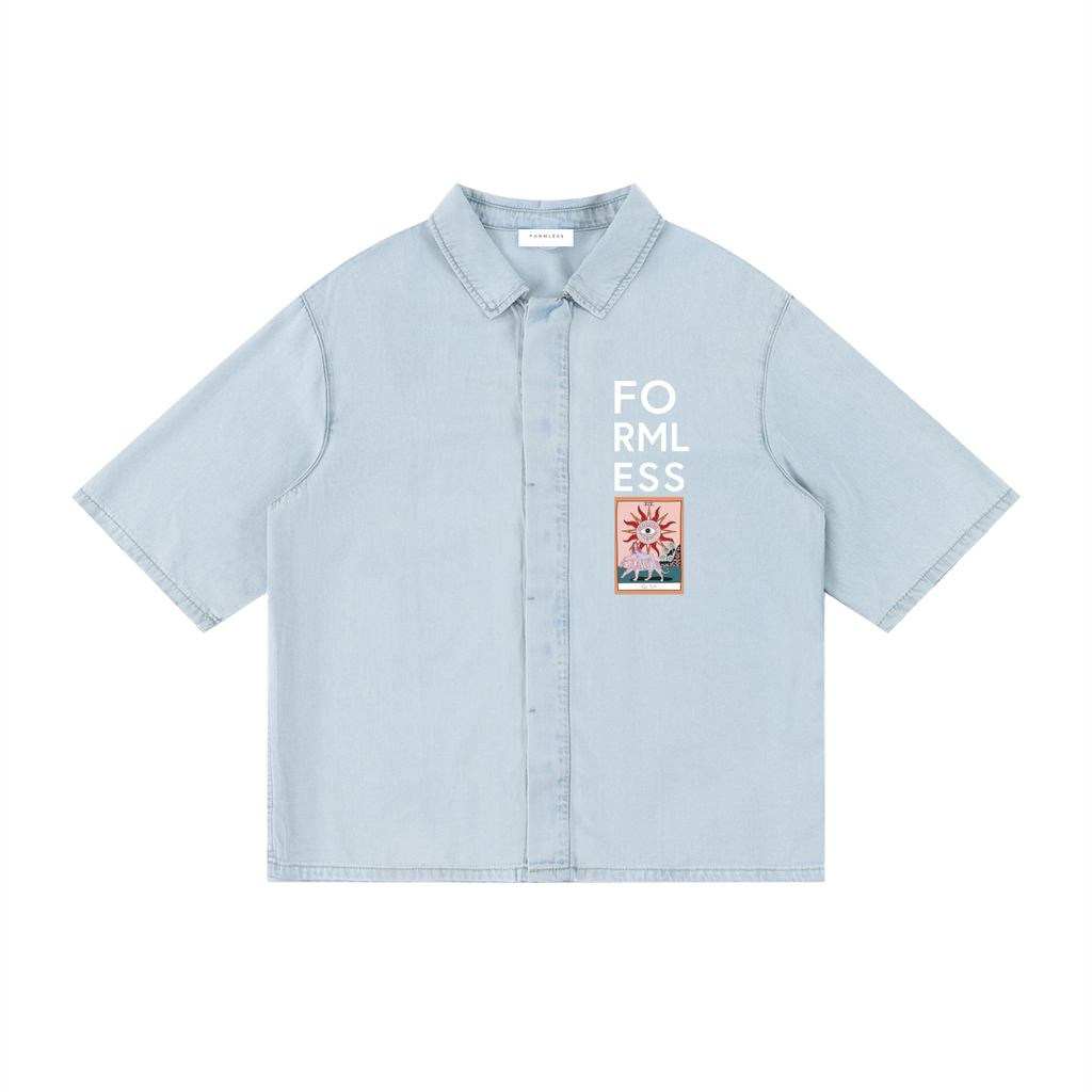 Vintage Wash Lyocell Drop Shoulder Shirt