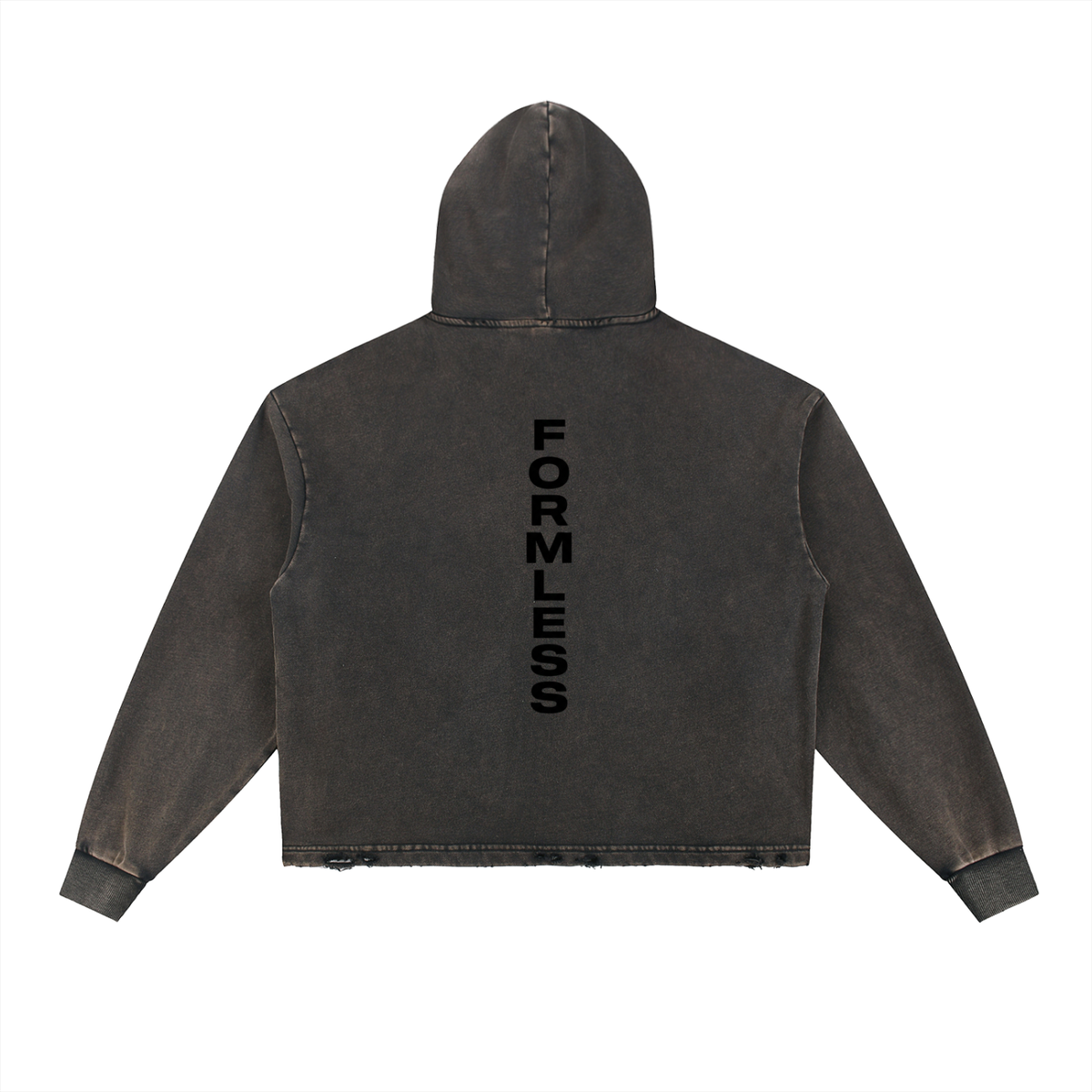 FORMLESS — Frayed Hem Hoodie