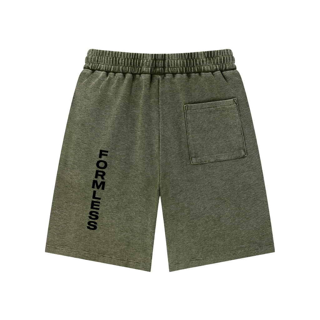FREEDOM — Mineral Wash Waffle Knit Shorts