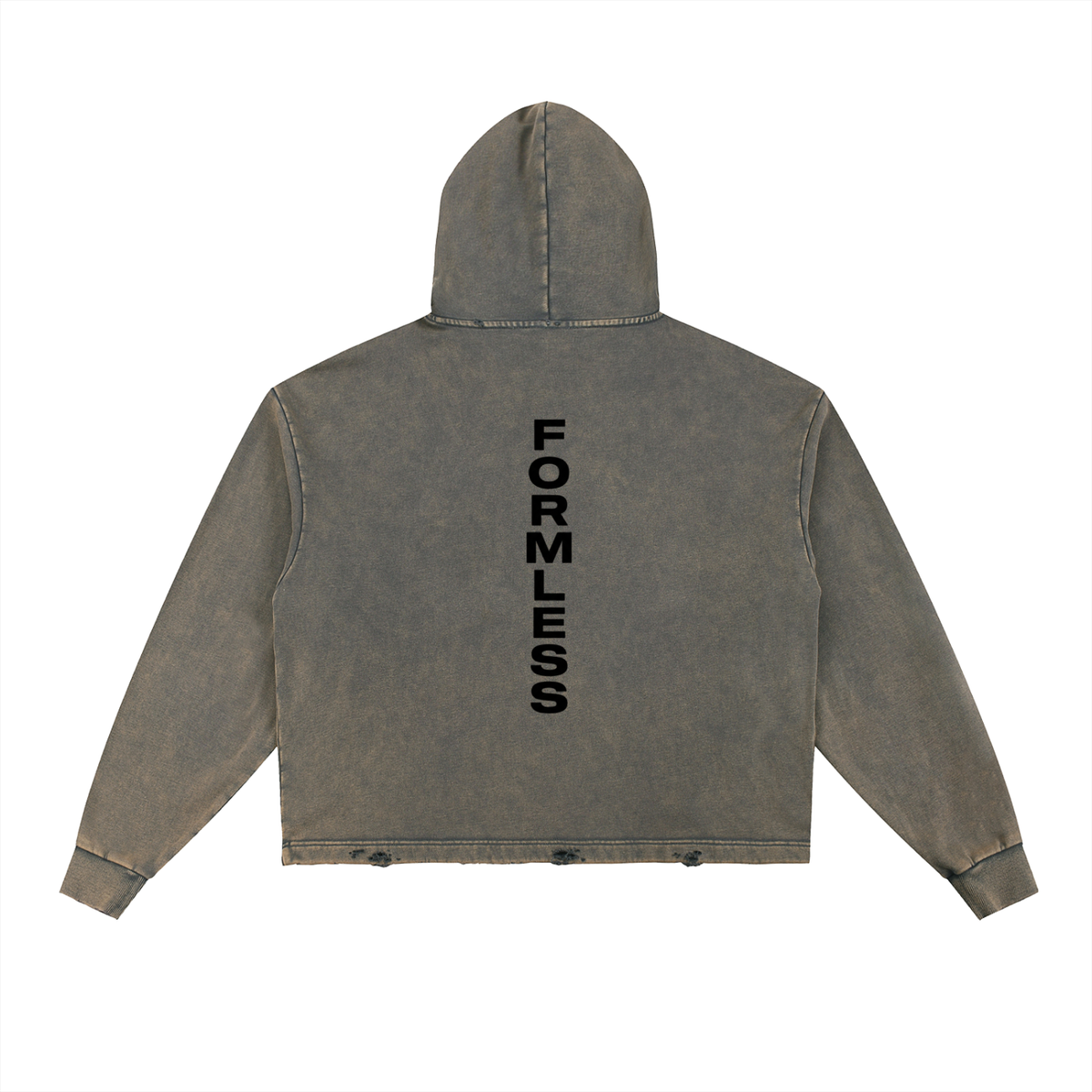 FORMLESS — Frayed Hem Hoodie
