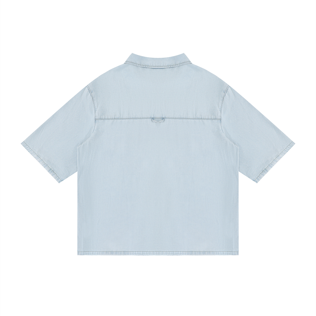 Vintage Wash Lyocell Drop Shoulder Shirt