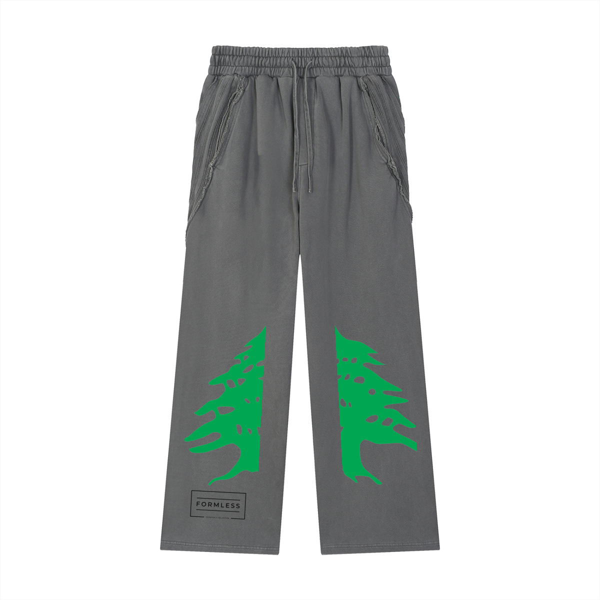 LEBANON — Snow Washed Raw Hem Sweatpants