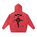 FMAB snow wash oversized fleece hoodie – view 3 | Formless