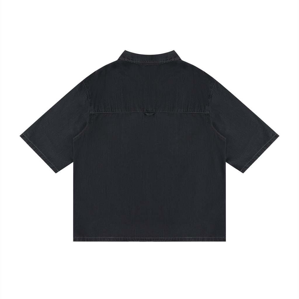 Vintage Wash Lyocell Drop Shoulder Shirt