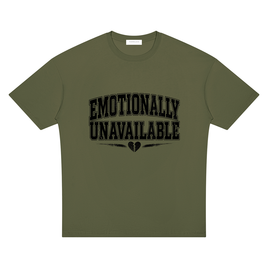 Emotionally Unavailable graphic tee by Formless - additional view