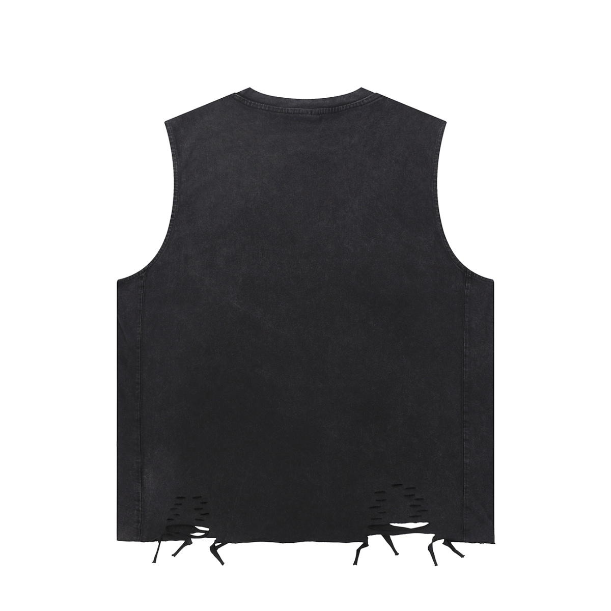 Snow Washed Raw Hem Tank