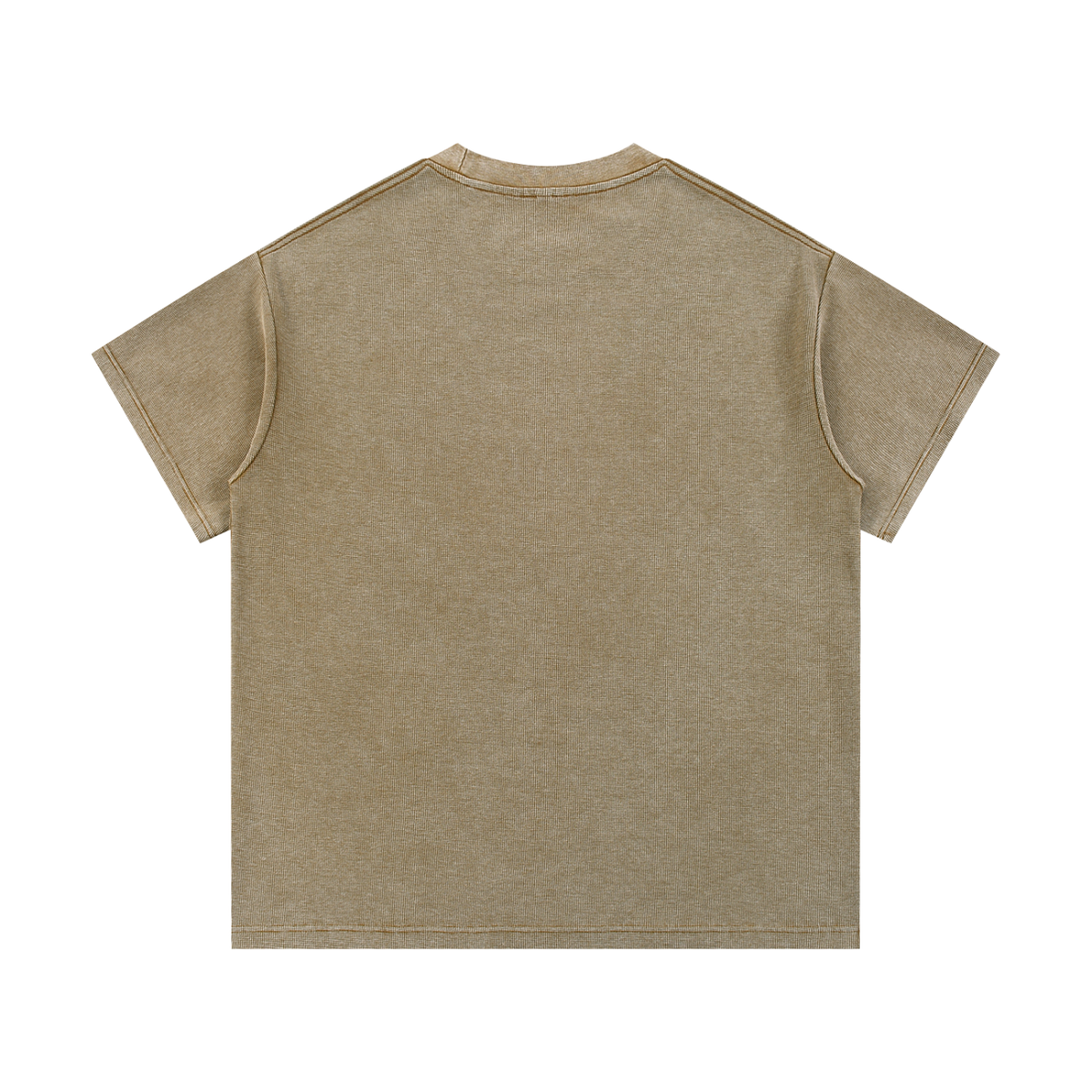 BASED AF - Washed Waffle Knit Tee