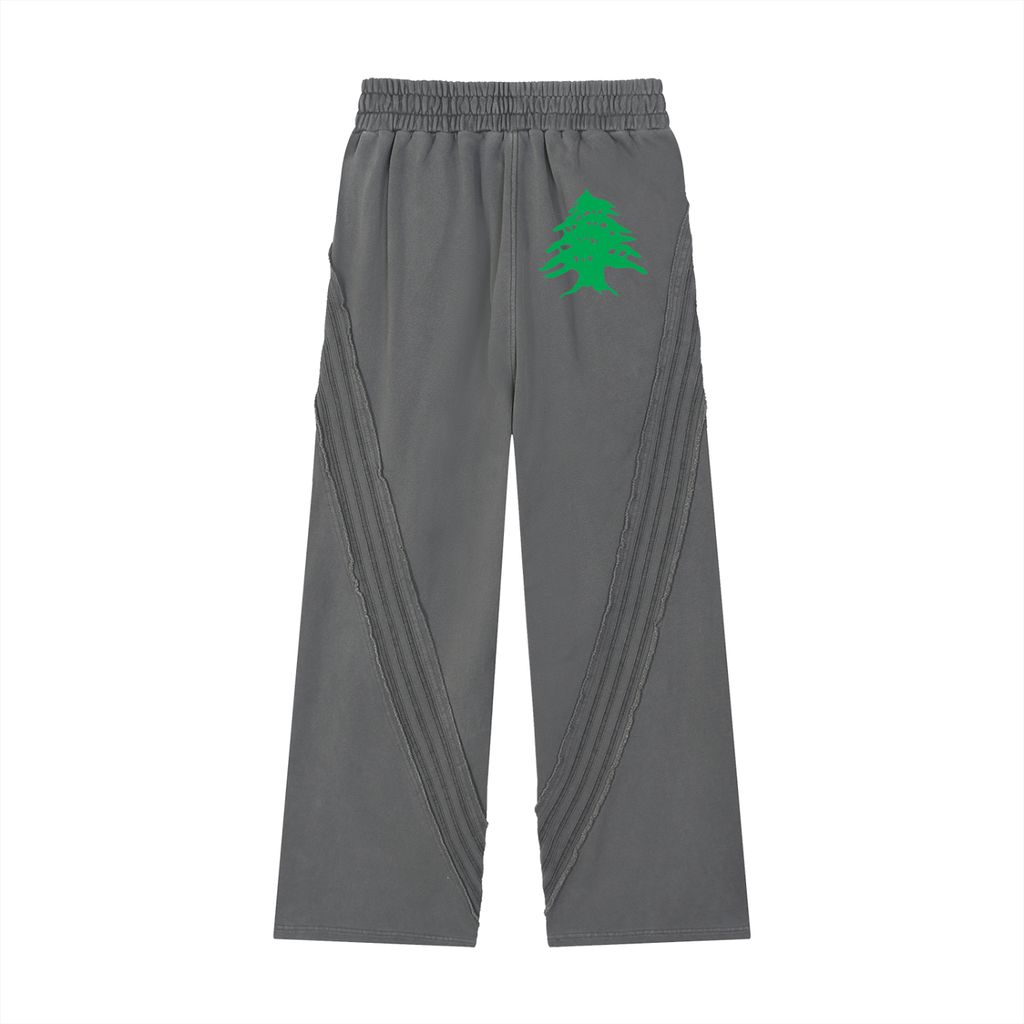 LEBANON — Snow Washed Raw Hem Sweatpants