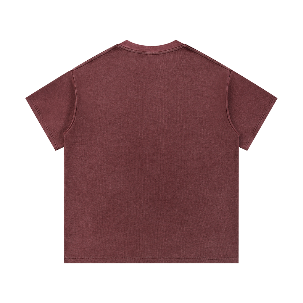 THE GOYS - Washed Waffle Knit T-Shirt