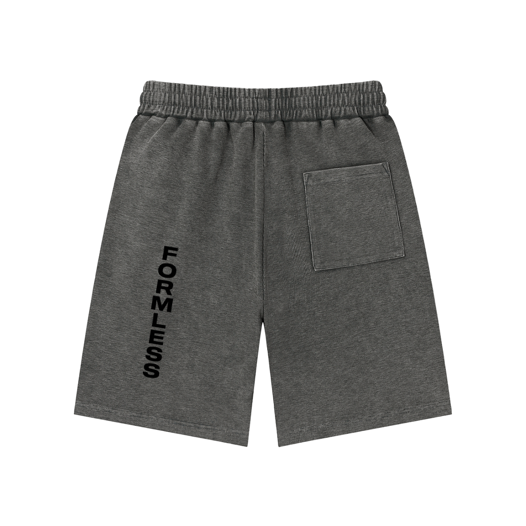 FREEDOM — Mineral Wash Waffle Knit Shorts