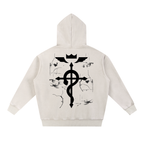 FMAB snow wash oversized fleece hoodie – view 6 | Formless