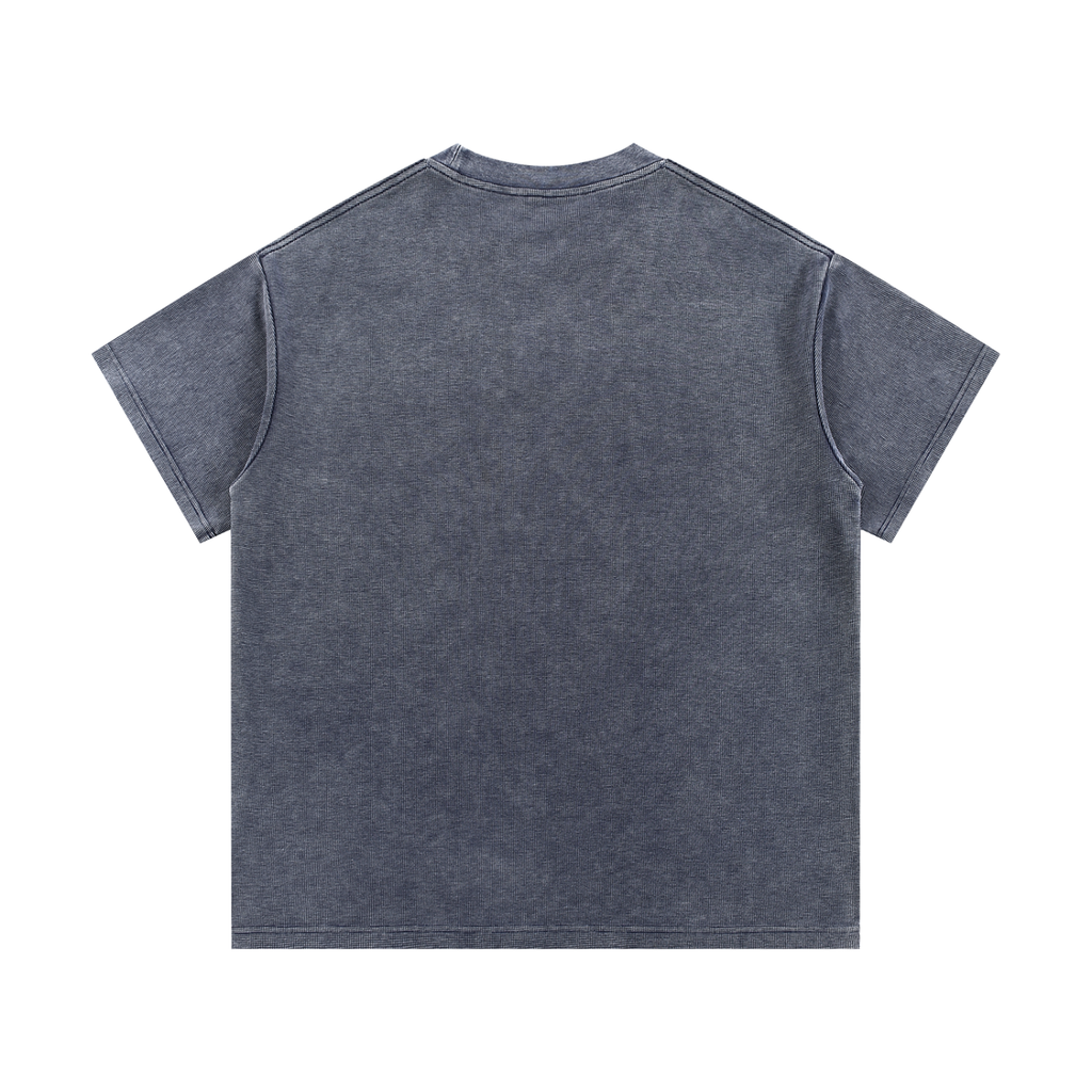 THE GOYS - Washed Waffle Knit T-Shirt