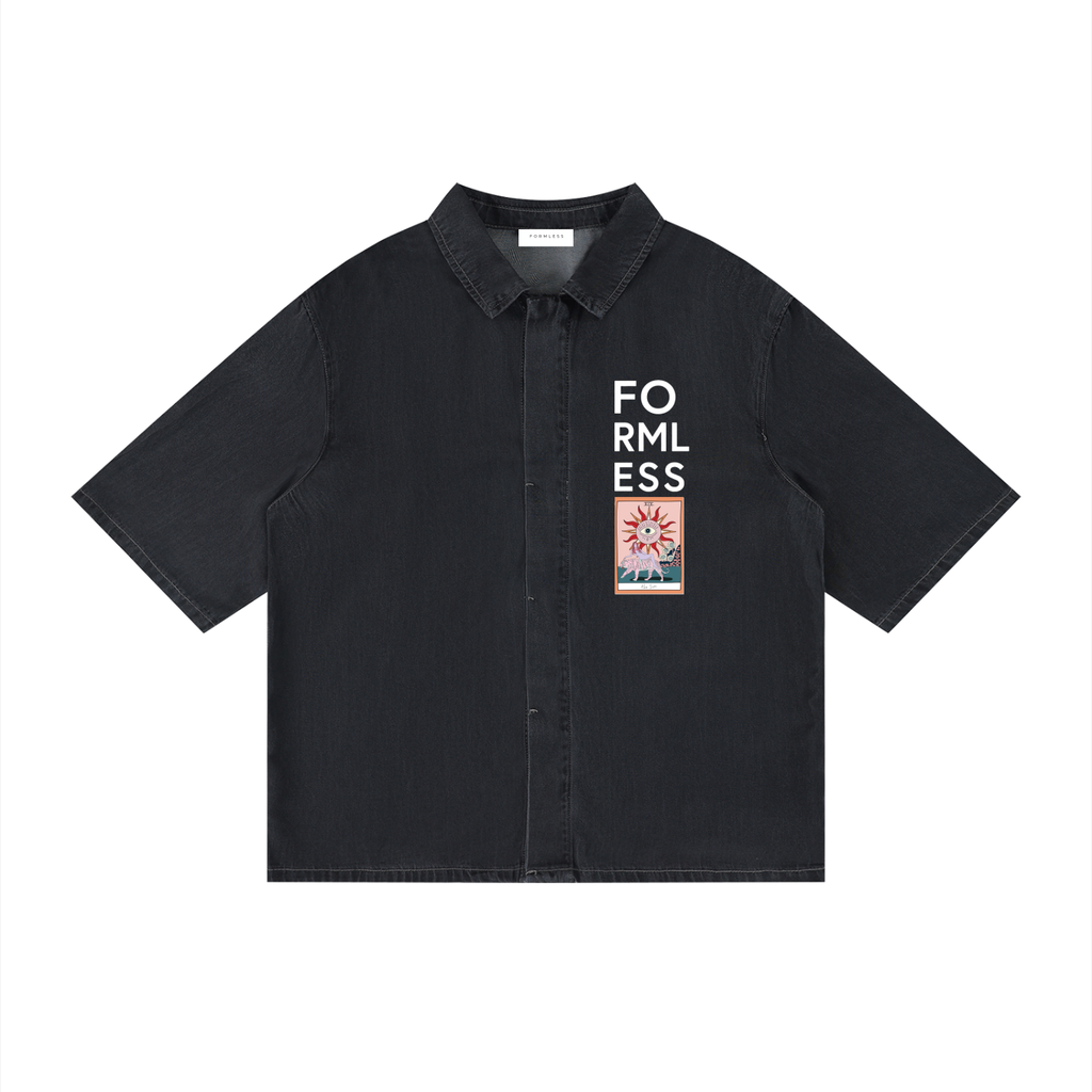 Vintage Wash Lyocell Drop Shoulder Shirt