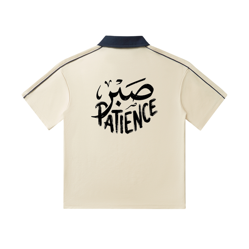 PATIENCE — Contrast Collar Polo