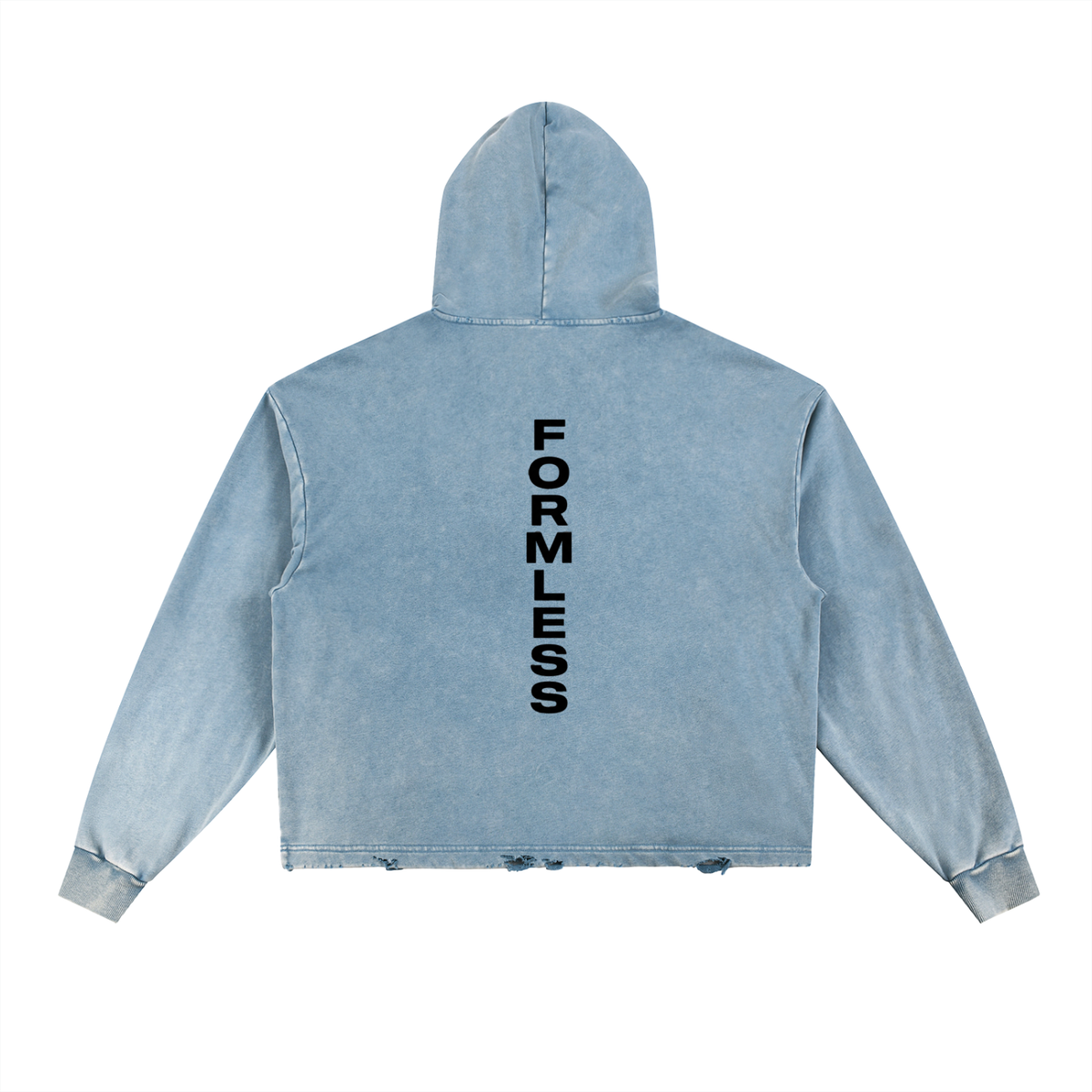FORMLESS — Frayed Hem Hoodie