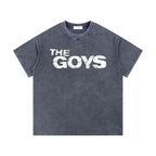 THE GOYS - Washed Waffle Knit T-Shirt