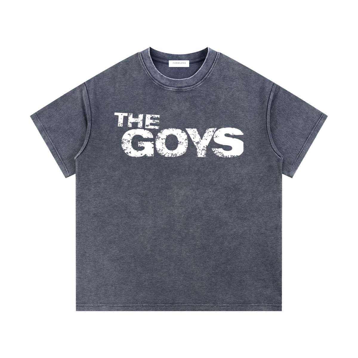 THE GOYS - Washed Waffle Knit T-Shirt