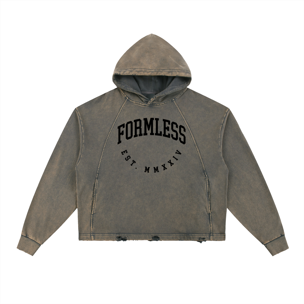 FORMLESS — Frayed Hem Hoodie