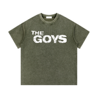 THE GOYS - Washed Waffle Knit T-Shirt