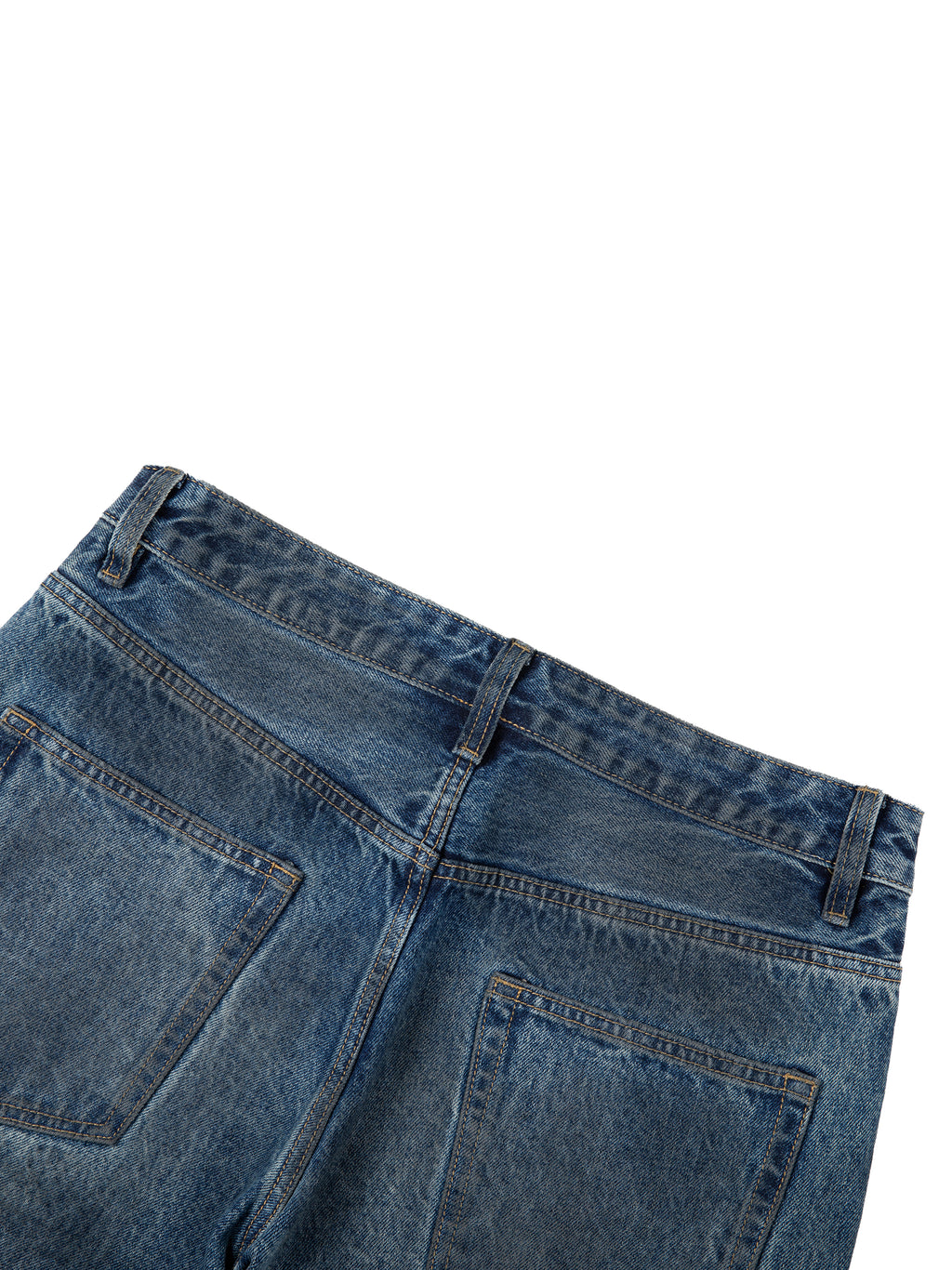 PATIENCE / FREEDOM — Vintage Wash Baggy Denim