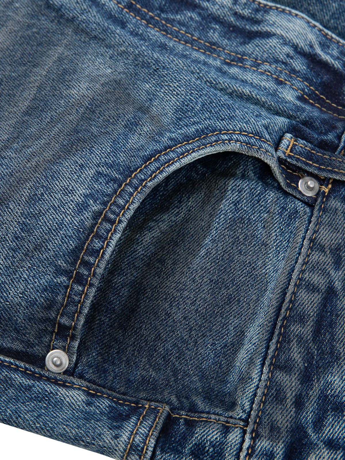 PATIENCE / FREEDOM — Vintage Wash Baggy Denim